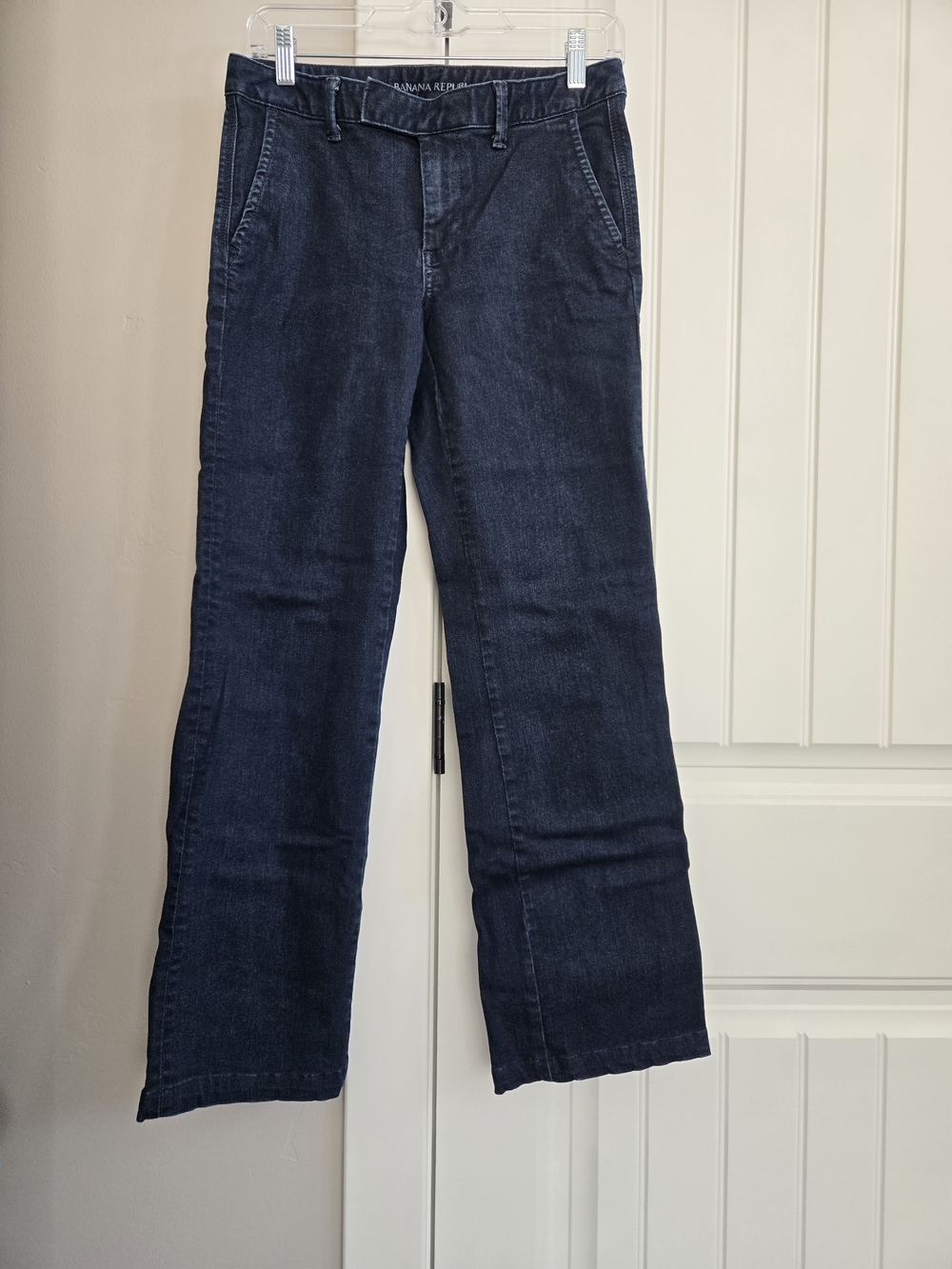 Banana Republic Women's Dark Indigo Wide-Leg Jeans